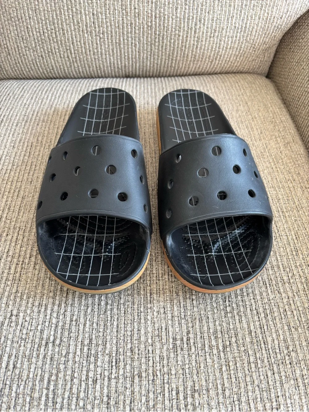 N/A crocs slides